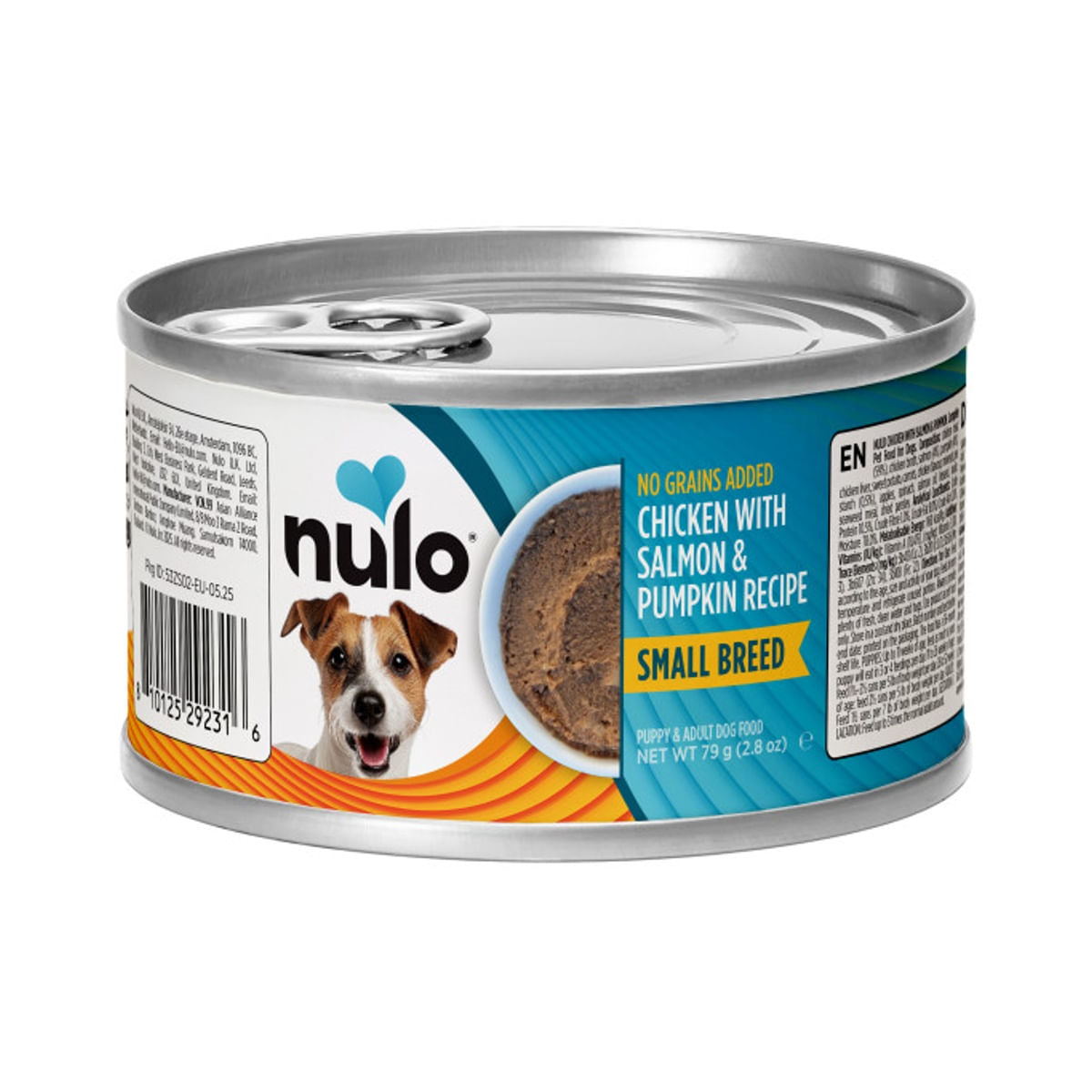 Nulo Dog Small Breed Lattina Multipack 12x79G POLLO CON SALMONE E ZUCCA